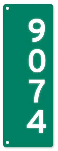 911 Sign Sample